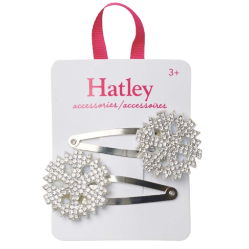 Hatley Festive Snowflakes Snap Clips