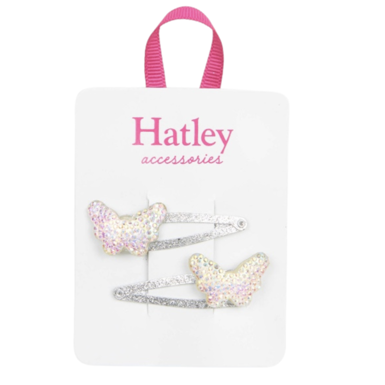 Hatley Hatley Sparkling Butterflies Snap Clips