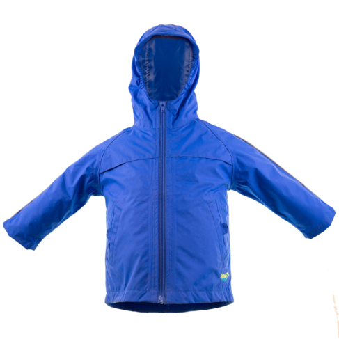 J&K Splashy Rain Coat Royal (Zipper)