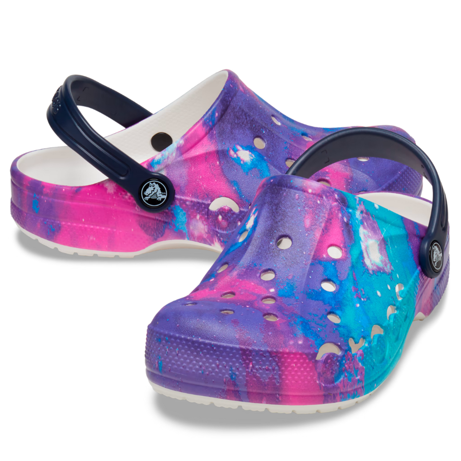 Crocs Kids' Baya Printed Clog White/Multi - Kiddie Kobbler St Laurent