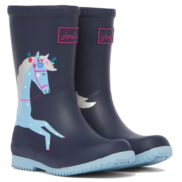 Joules Joules Roll Up Navy Horses