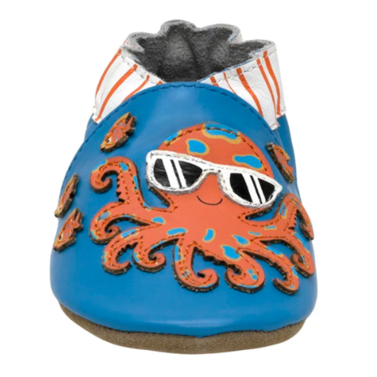 Robeez Robeez Soft Soles Octopus Blue