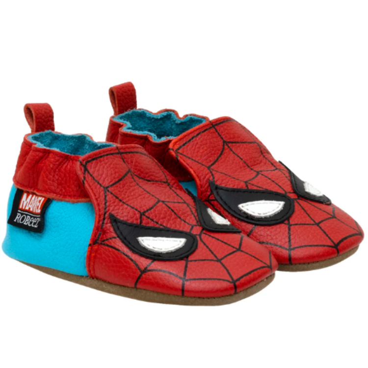 Robeez Robeez Soft Soles Spider Man Red