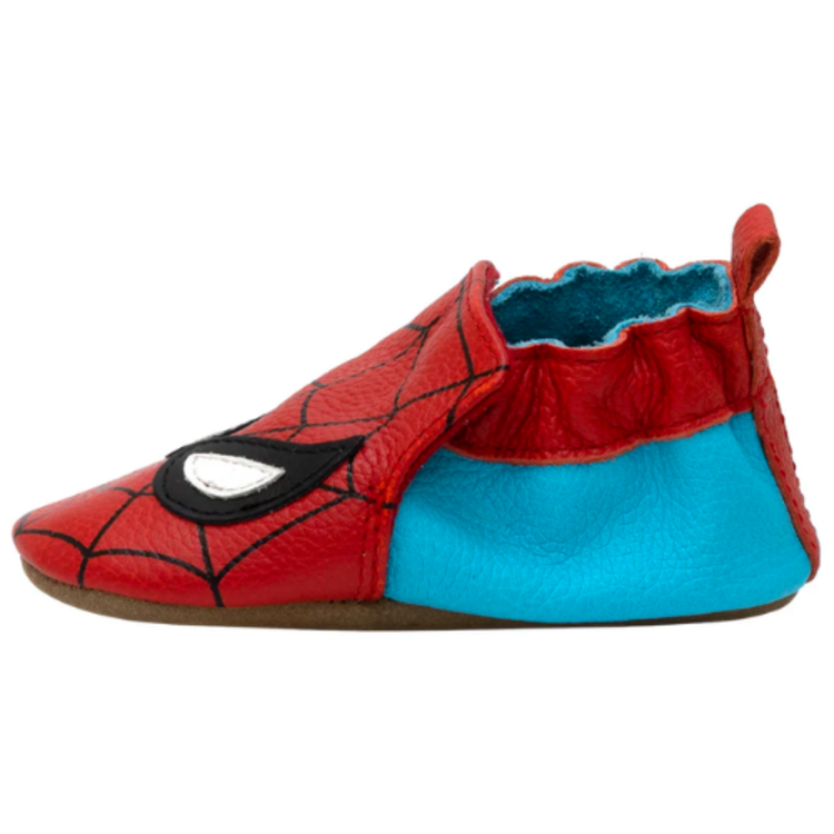 Robeez Robeez Soft Soles Spider Man Red