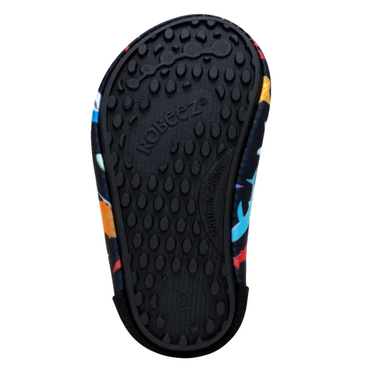 Robeez Robeez Aqua Shoe Multi Sharks Black