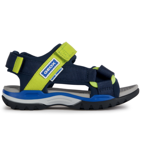 Geox J Borealis (O/T) Navy/Lime (Child 2 + 3)