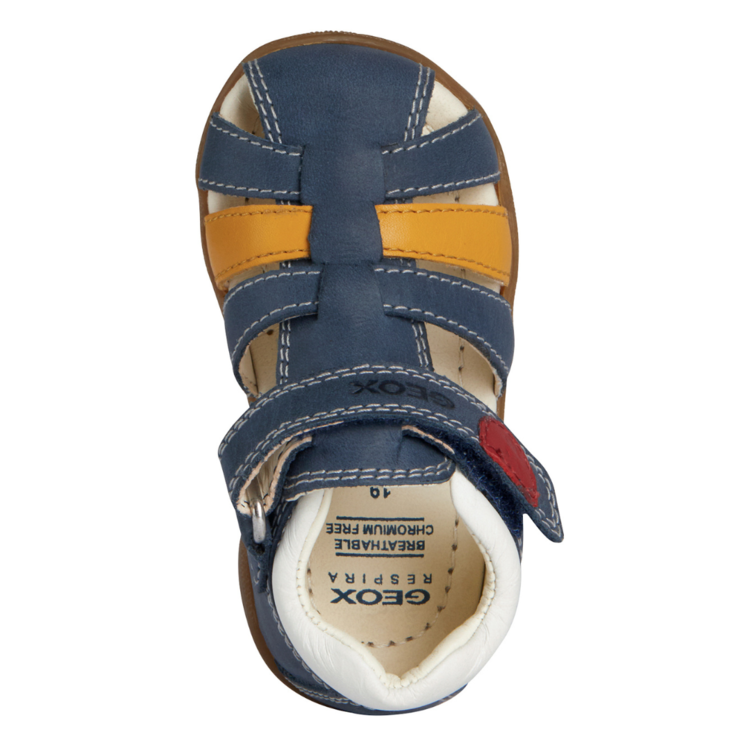 Geox Geox B Macchia Sandal Navy/Dk Yellow