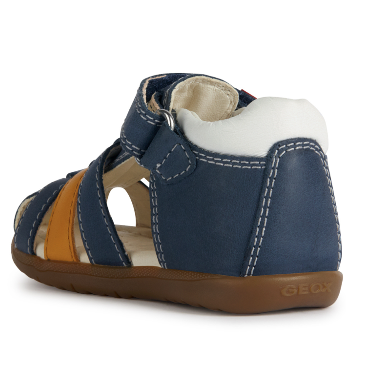 Geox Geox B Macchia Sandal Navy/Dk Yellow