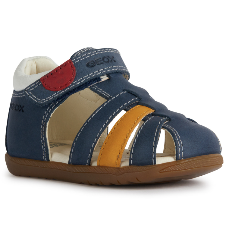Geox Geox B Macchia Sandal Navy/Dk Yellow