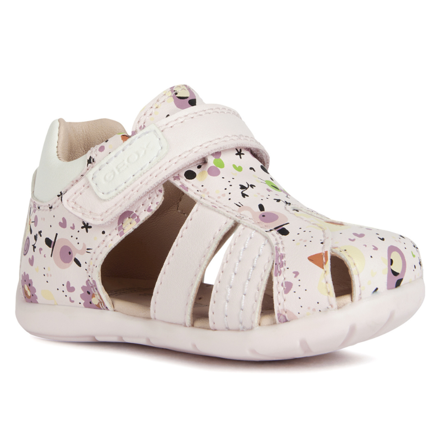Geox B Elthan Sandal Lt Pink White Kiddie Kobbler St Laurent