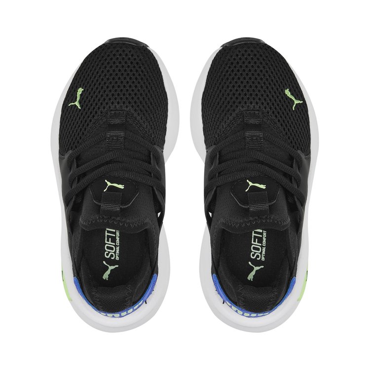 Puma Puma Softride Enzo Jr Black/Fizzy Lime