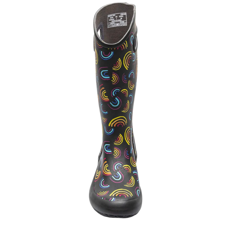 Bogs Bogs W Wild Rainbow Rainboot Black