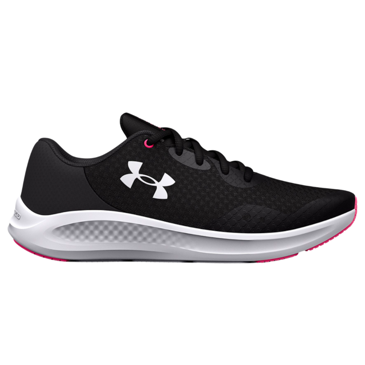 Under Armour Under Armour GS Charged Pursuit 3 Black/Jet Gray Youth 6.5 + 7