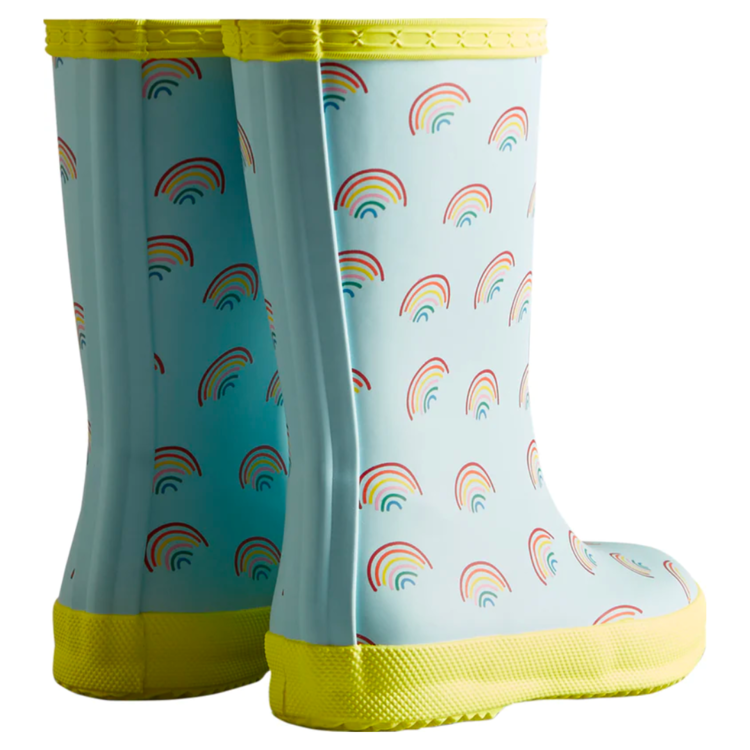 Hunter Hunter Kids First Classic Mini Rainbow Print Boot