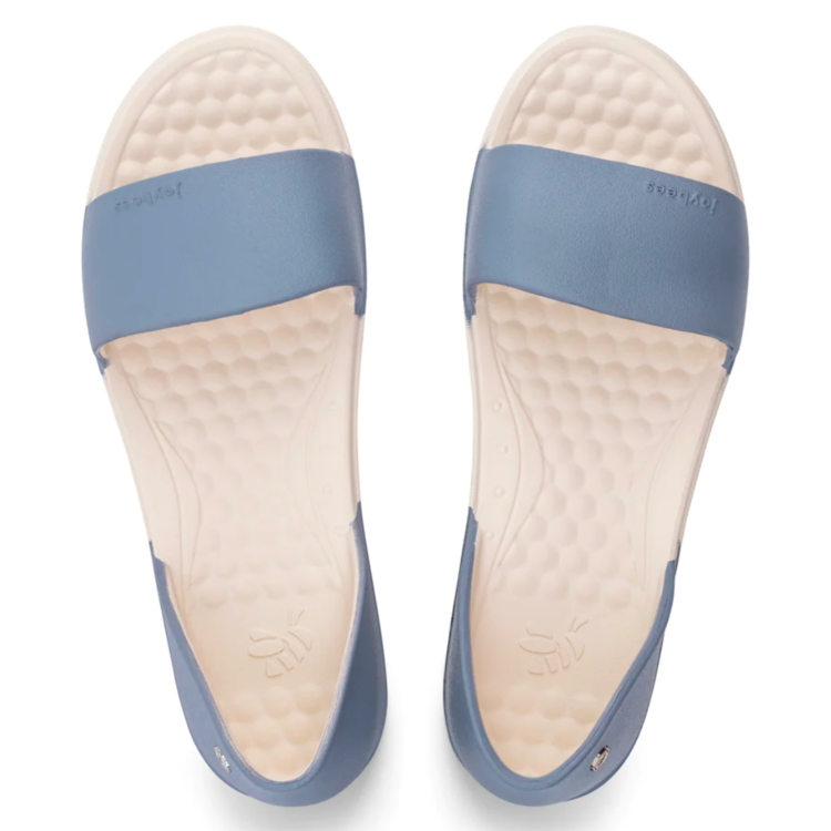Joybees Joybees Friday Flat Dusty Blue/Bone