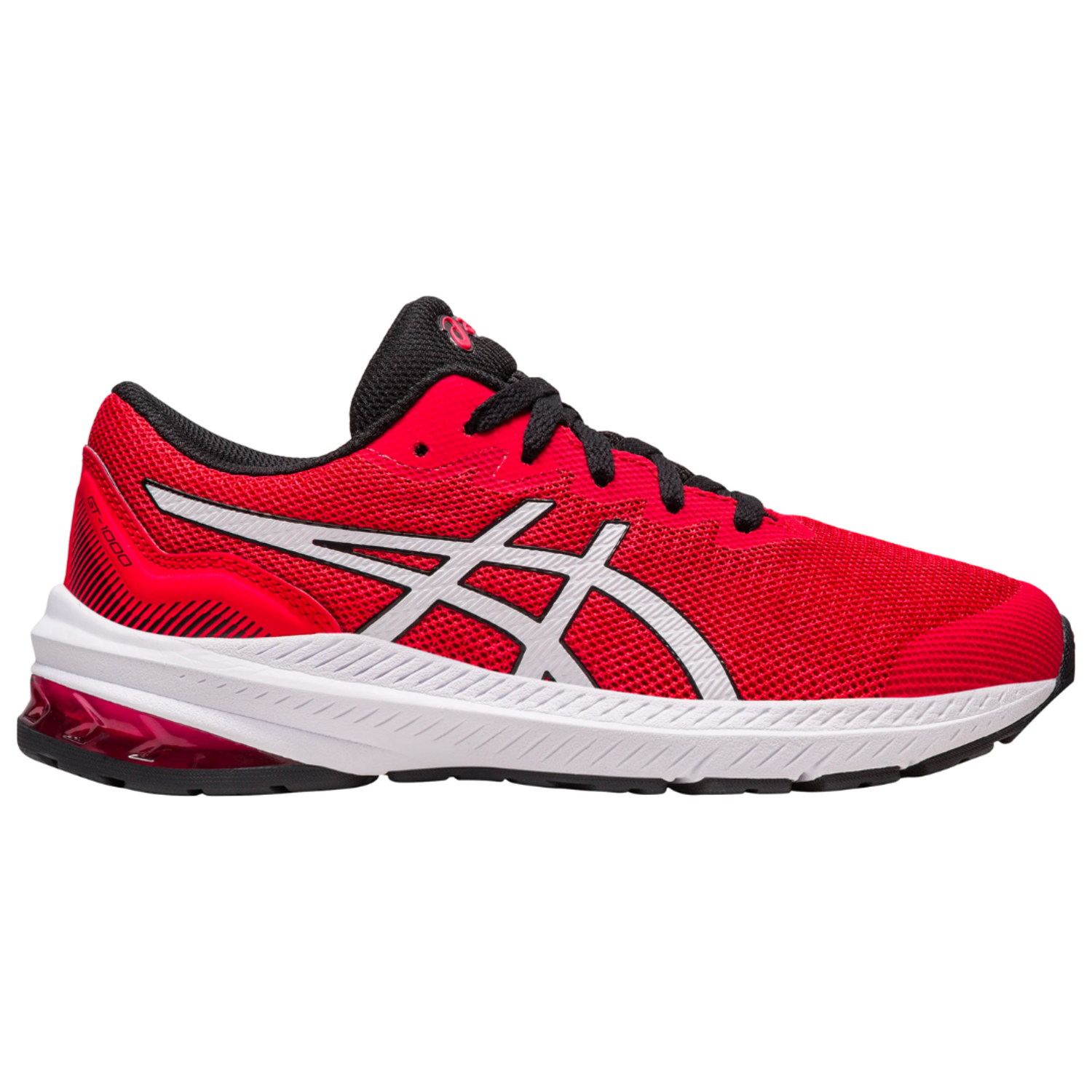 Asics GT 1000 11 GS Electric Red White Kiddie Kobbler St Laurent