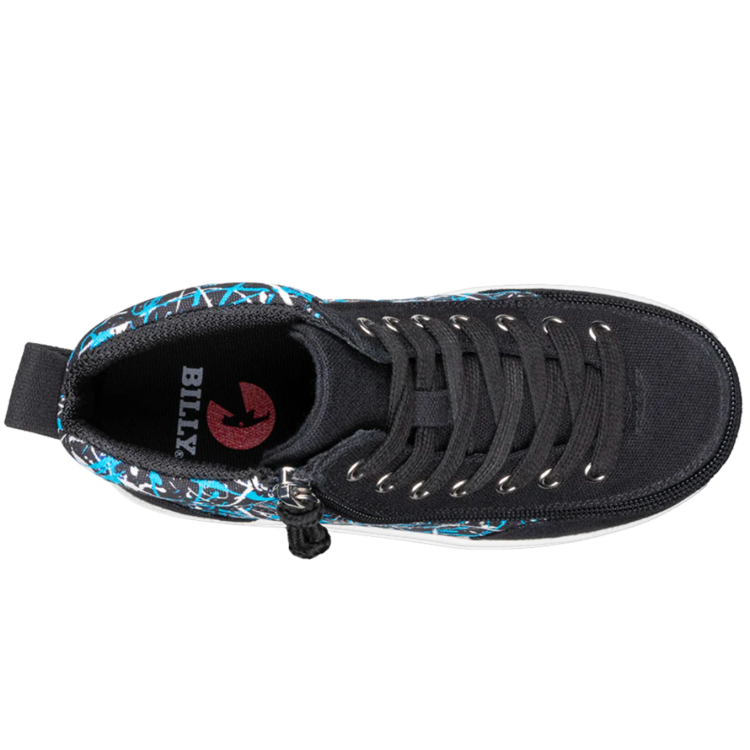 Billy Footwear Billy Classic WDR High Top Black Graffiti