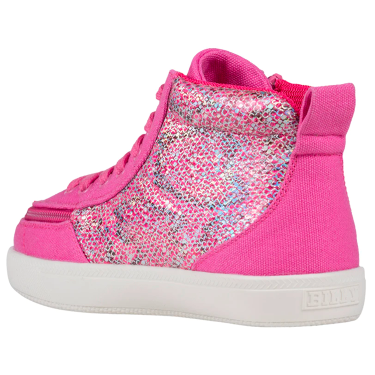 Billy Footwear Billy Classic WDR High Top Fuchsia Snake