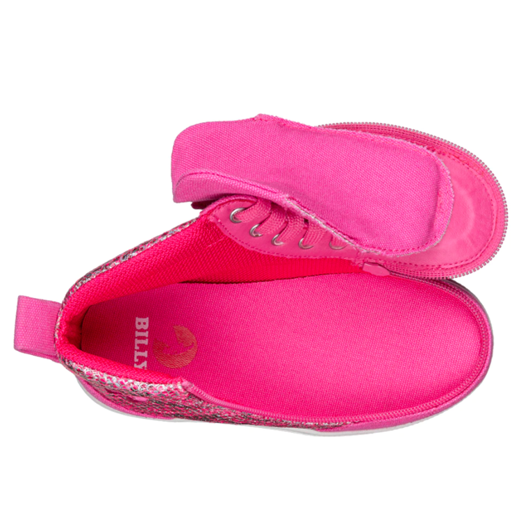 Billy Footwear Billy Classic WDR High Top Fuchsia Snake