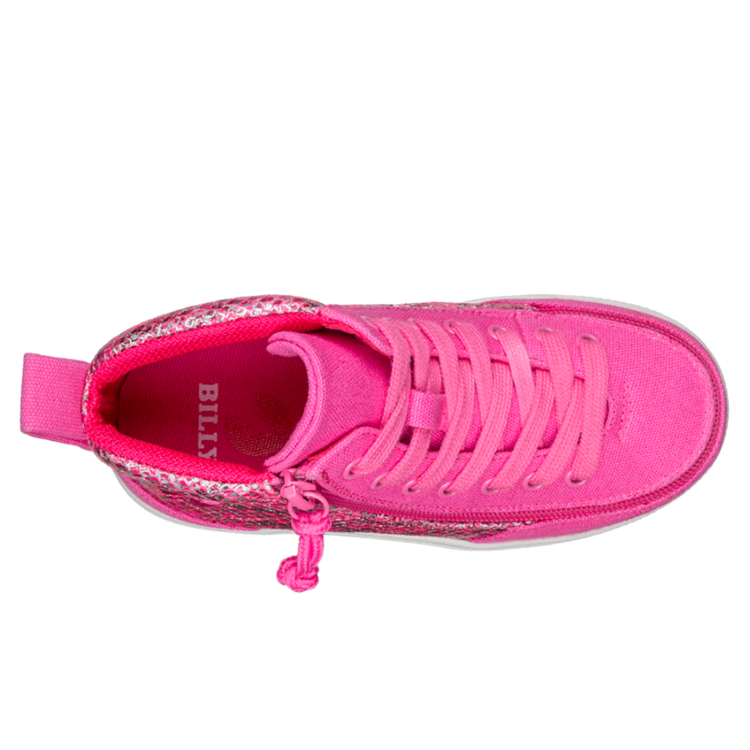 Billy Footwear Billy Classic WDR High Top Fuchsia Snake