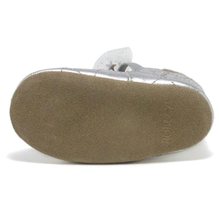Robeez Robeez Soft Soles Winnie Silver