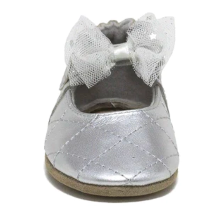 Robeez Robeez Soft Soles Winnie Silver