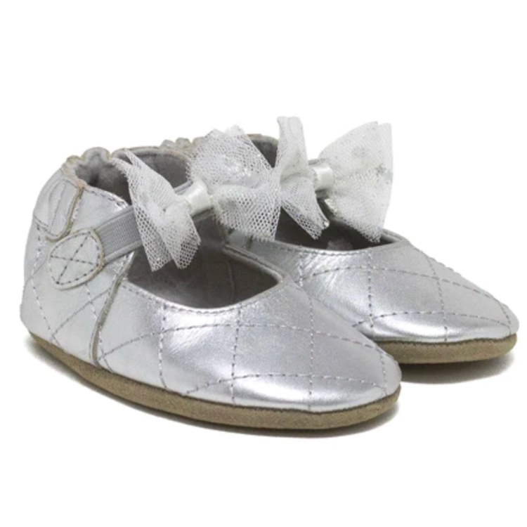 Robeez Robeez Soft Soles Winnie Silver
