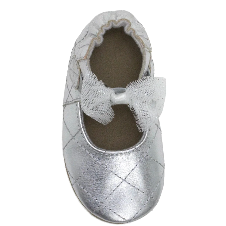 Robeez Robeez Soft Soles Winnie Silver