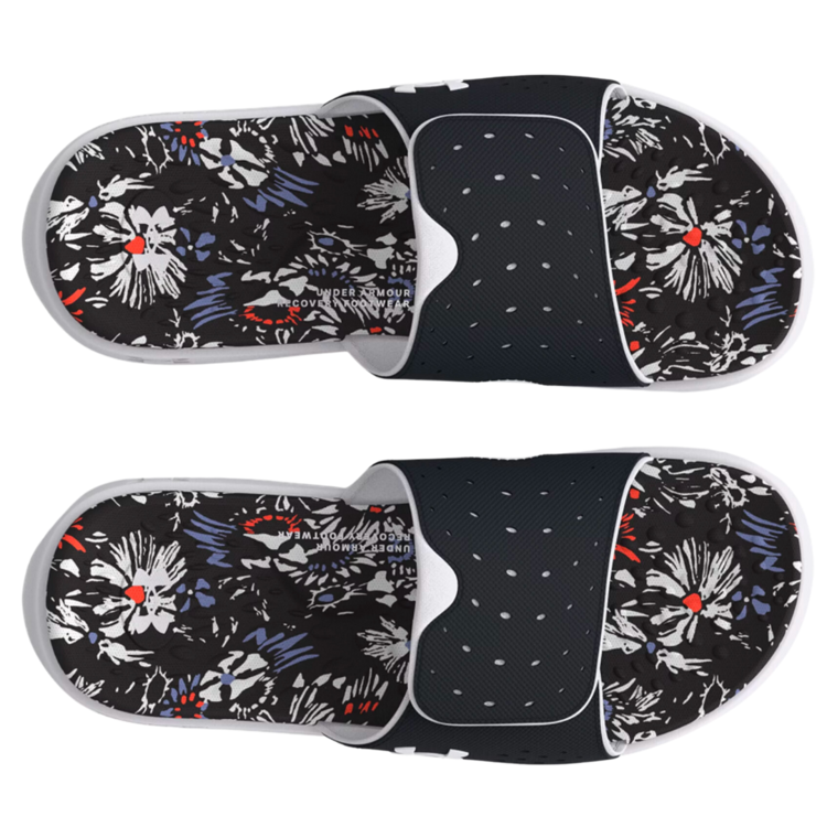 Under Armour Under Armour Ignite 7 Graphic FB Slide Black/White