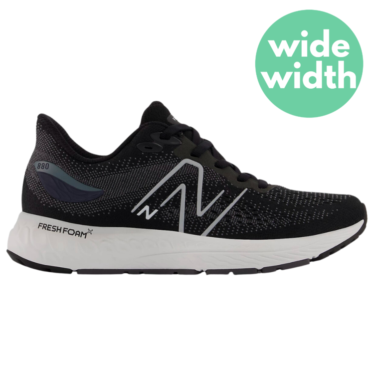 New Balance New Balance Fresh Foam 880v12 Black/White (Wide)