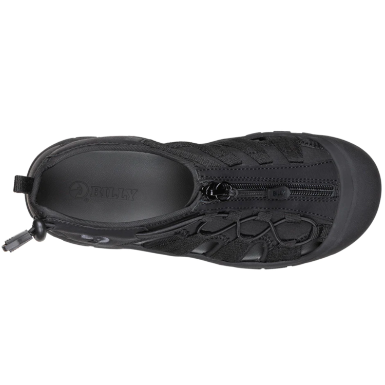 Billy Footwear Billy's Womens River Sandal Black to the Floor