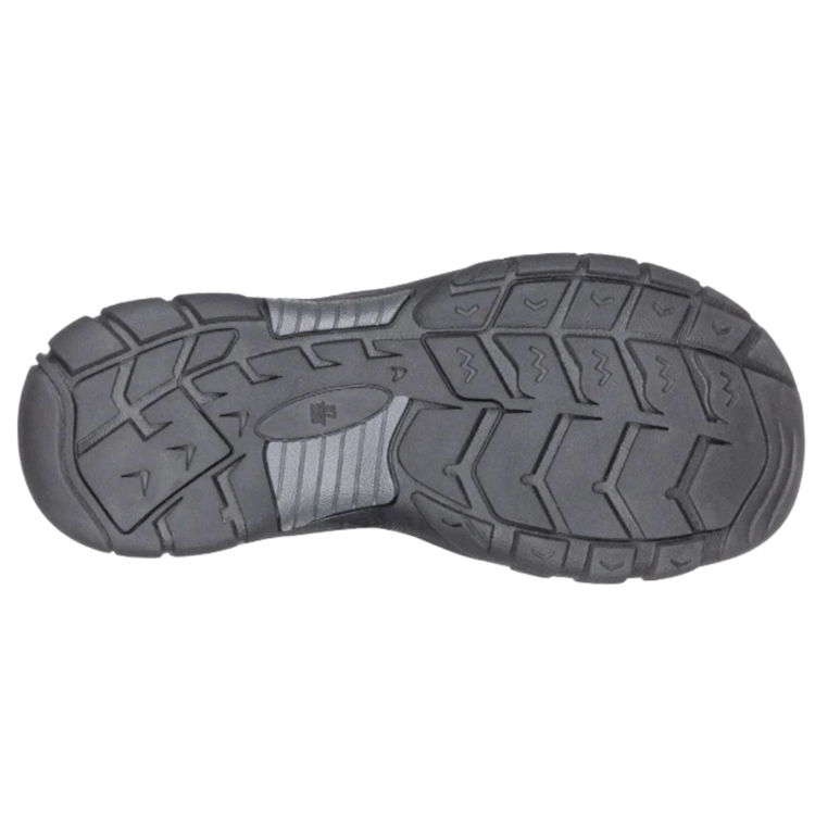 Billy Footwear Billy's Womens River Sandal Black to the Floor