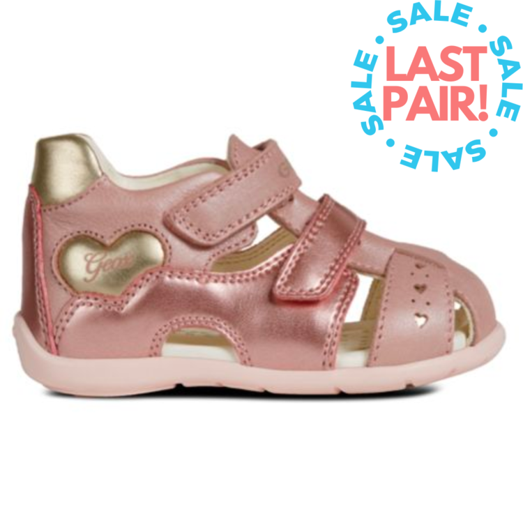 Geox B Kaytan Sandal Dk Rose/Gold