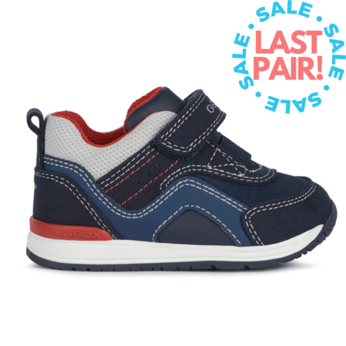 Geox B Rishon Navy/Grey (Toddler 4.5)