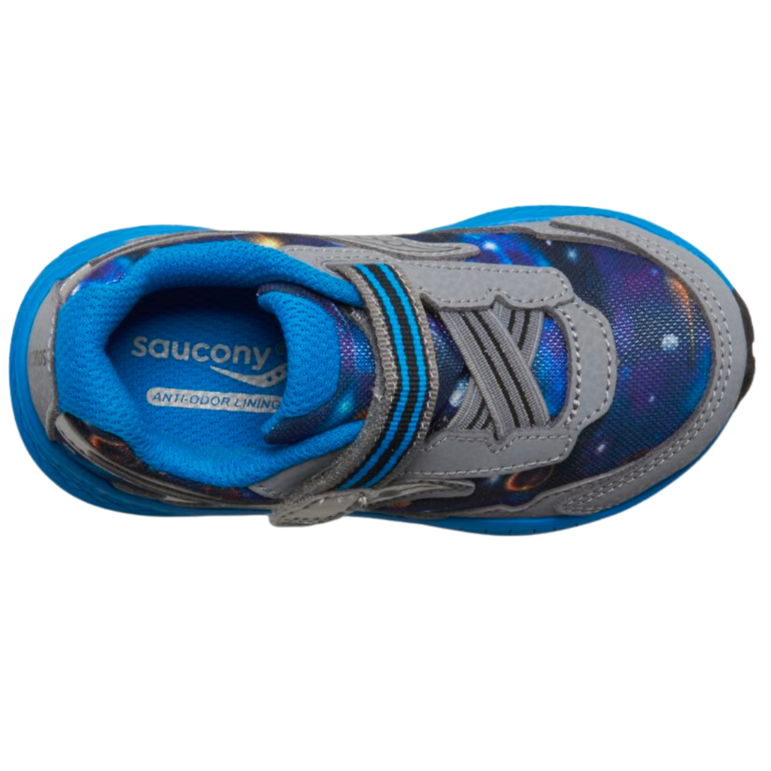 Saucony Ride 10 Jr Grey/Blue/Space - Kids Shoes in Canada - Kiddie