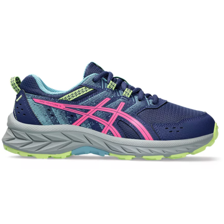 Asics Asics Venture 9 GS Deep Ocean/Hot Pink Youth 6.5 + 7