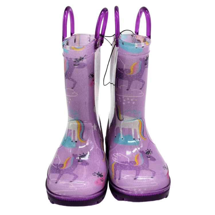 Details Details Light Up Rainboot Unicorn