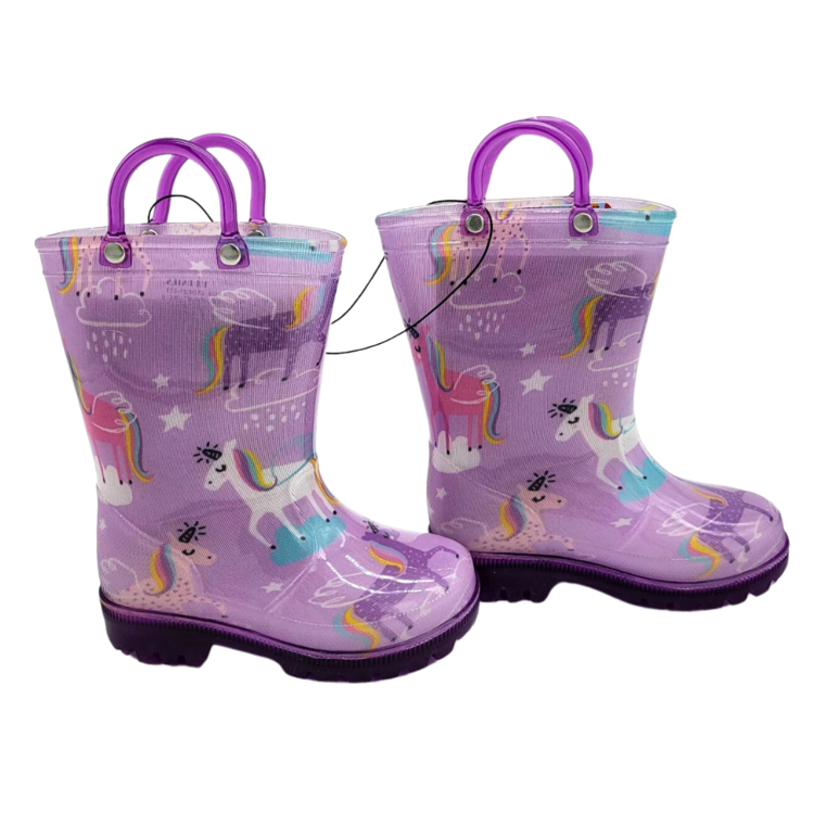 Details Details Light Up Rainboot Unicorn