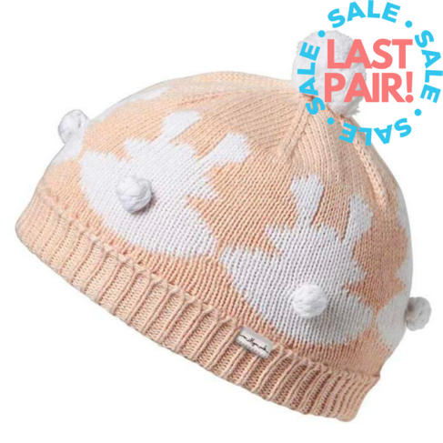 Millymook Dozer Fluffy Beanie Peach (12-24m)