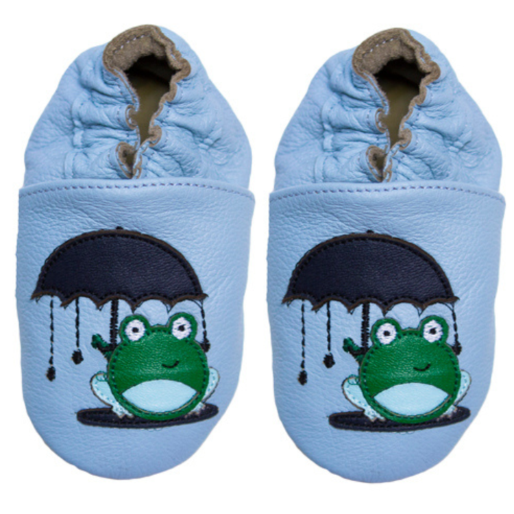 Rose Et Chocolat Rose Et Chocolat Slipper Puddle Frog Blue