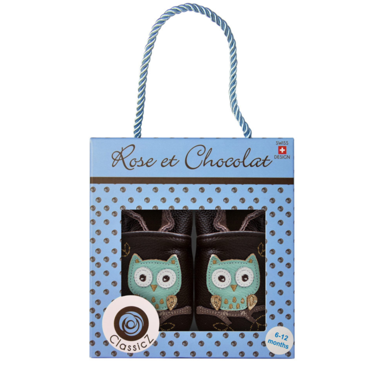 Rose Et Chocolat Rose Et Chocolat Slipper Night Owl Brown