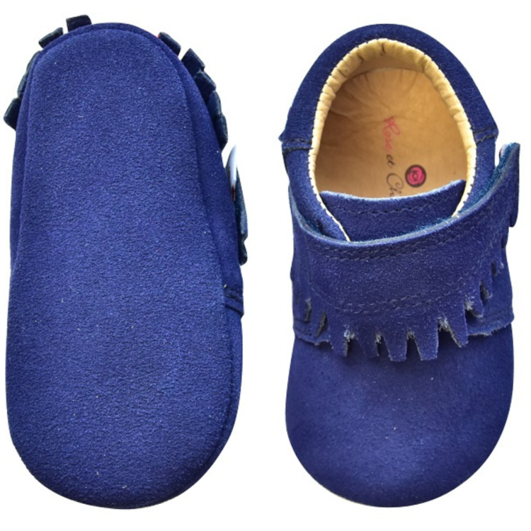 Rose Et Chocolat Rose Et Chocolat Moccasin Navy