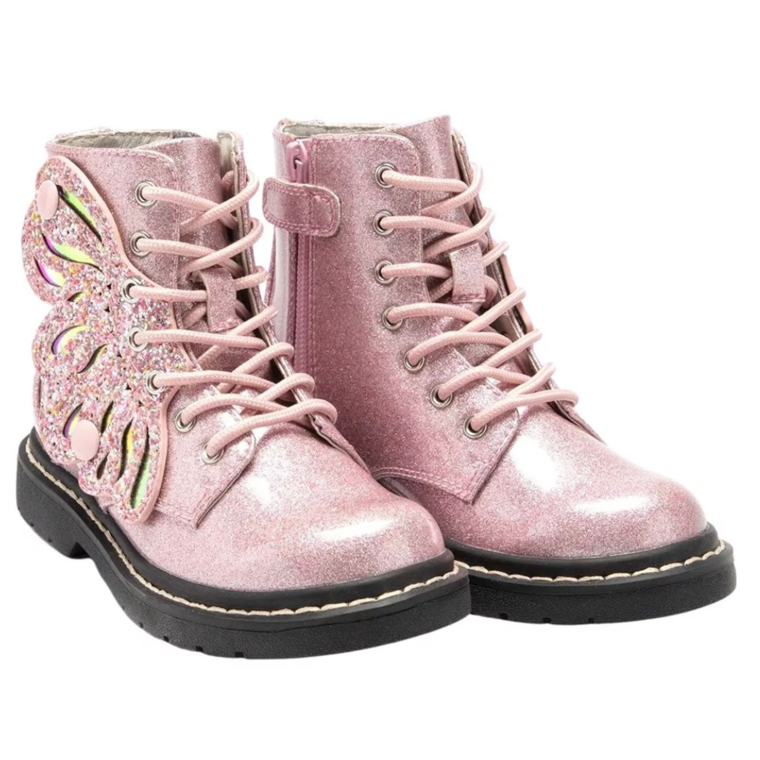 Lelli Kelly Ali Di Fata Pink Butterfly Boot - Kiddie Kobbler St Laurent