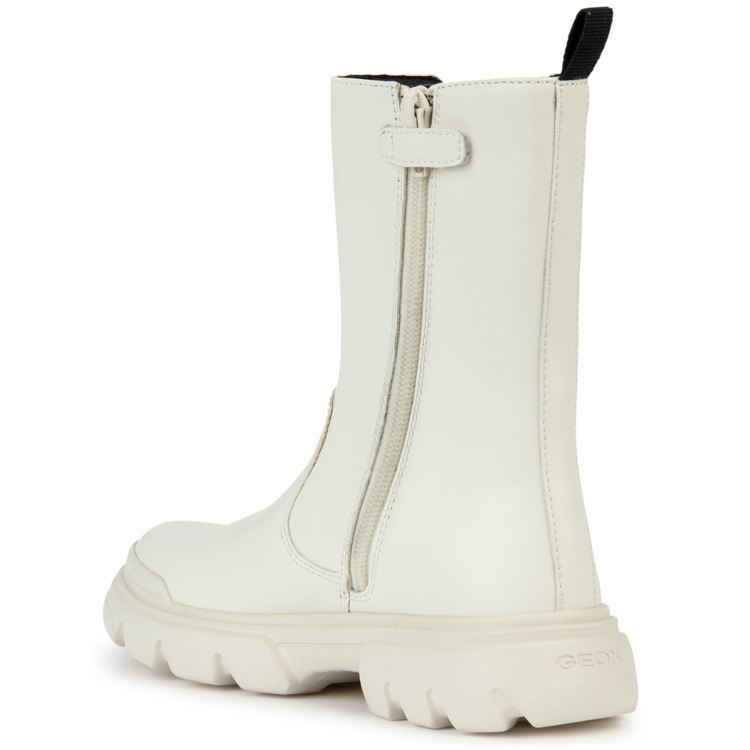 Geox Geox J Junette Lt Ivory/Black