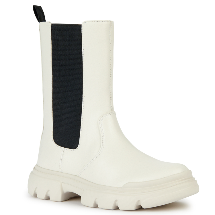 Geox Geox J Junette Lt Ivory/Black