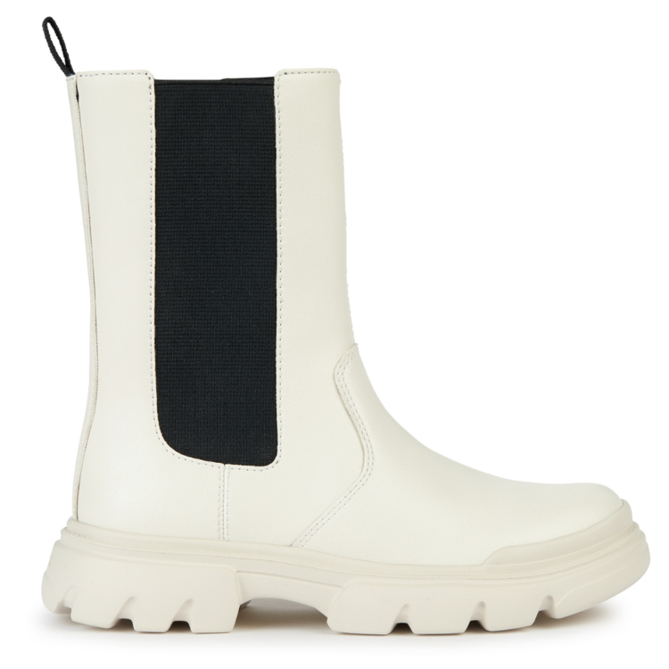 Geox Geox J Junette Lt Ivory/Black