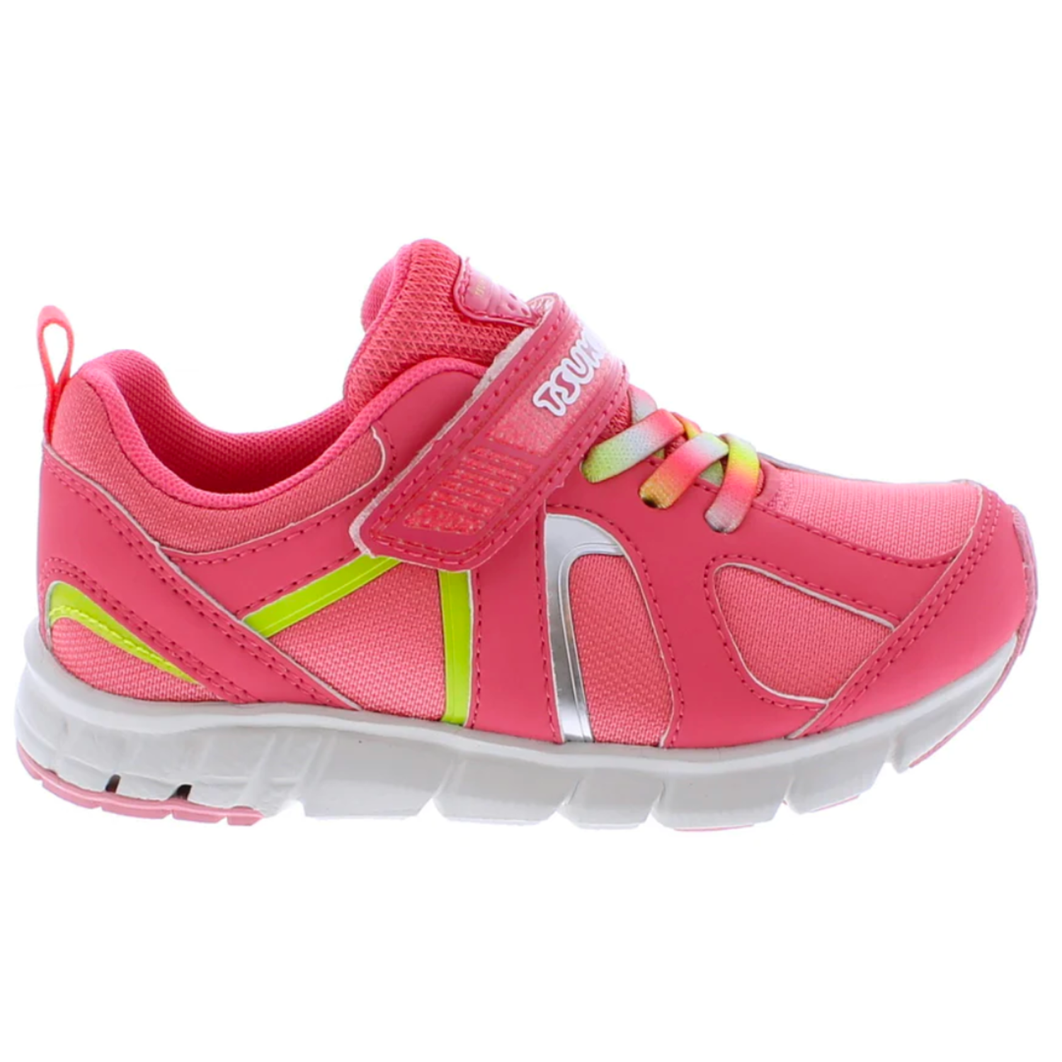 Tsukihoshi Rainbow Coral Lime Kids Shoes in Canada Kiddie