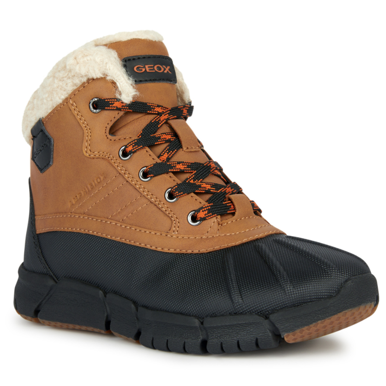 Geox Geox J Flexyper ABX Cognac/Black