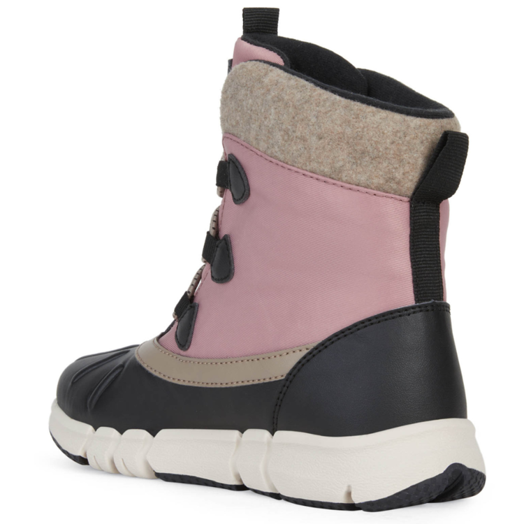 Geox Geox J Flexyper ABX Black/Dk Pink