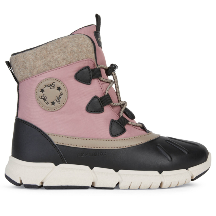 Geox Geox J Flexyper ABX Black/Dk Pink
